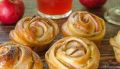Нежные булочки-розочки с яблоками: просто и вкусно