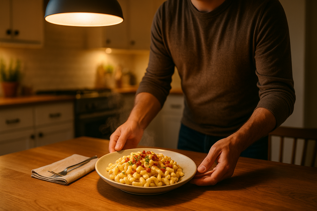 Как муж приготовил макароны лучше ресторанных: рецепт вкусного ужина
