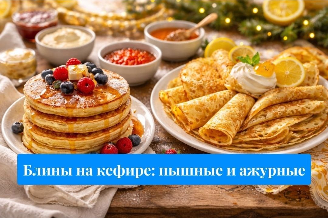 Как приготовить идеальные блины на кефире: два рецепта без провалов