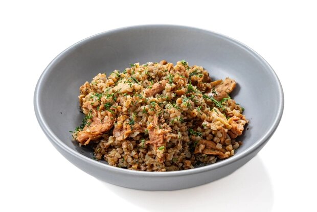 Гречка с грибами и соевым мясом: идеальное блюдо для вкусного ужина