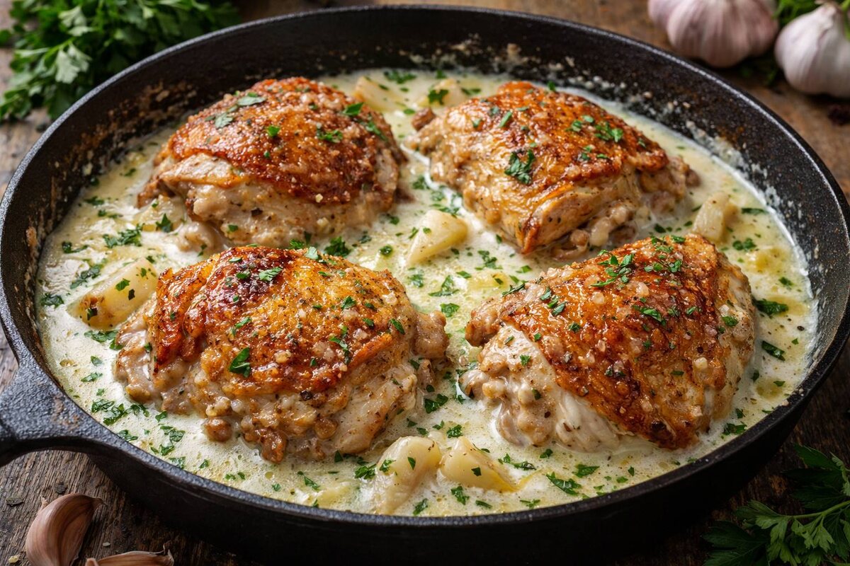 Необычные бёдра: как изменит их сливочно-чесночный соус