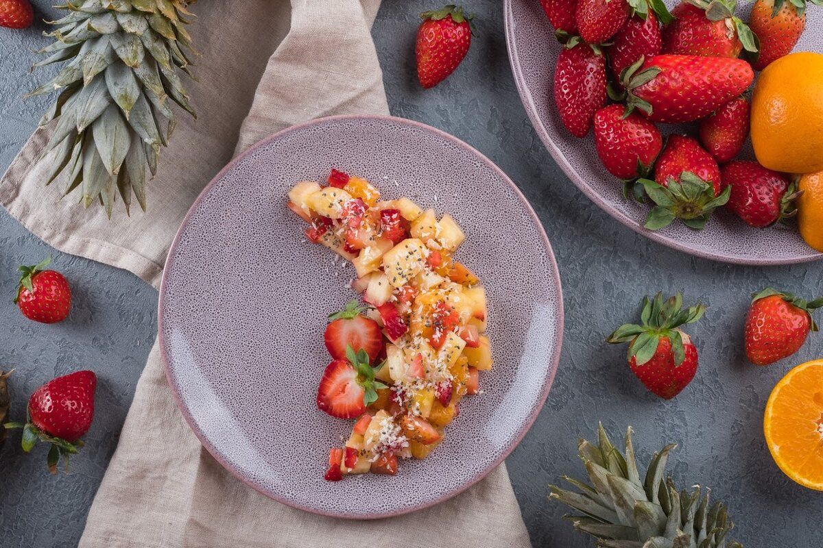 Нежный фруктовый салат, который освежит ваш день