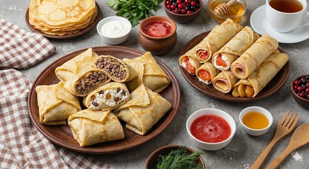 Самые вкусные начинки для блинов: удивите семью на Масленицу