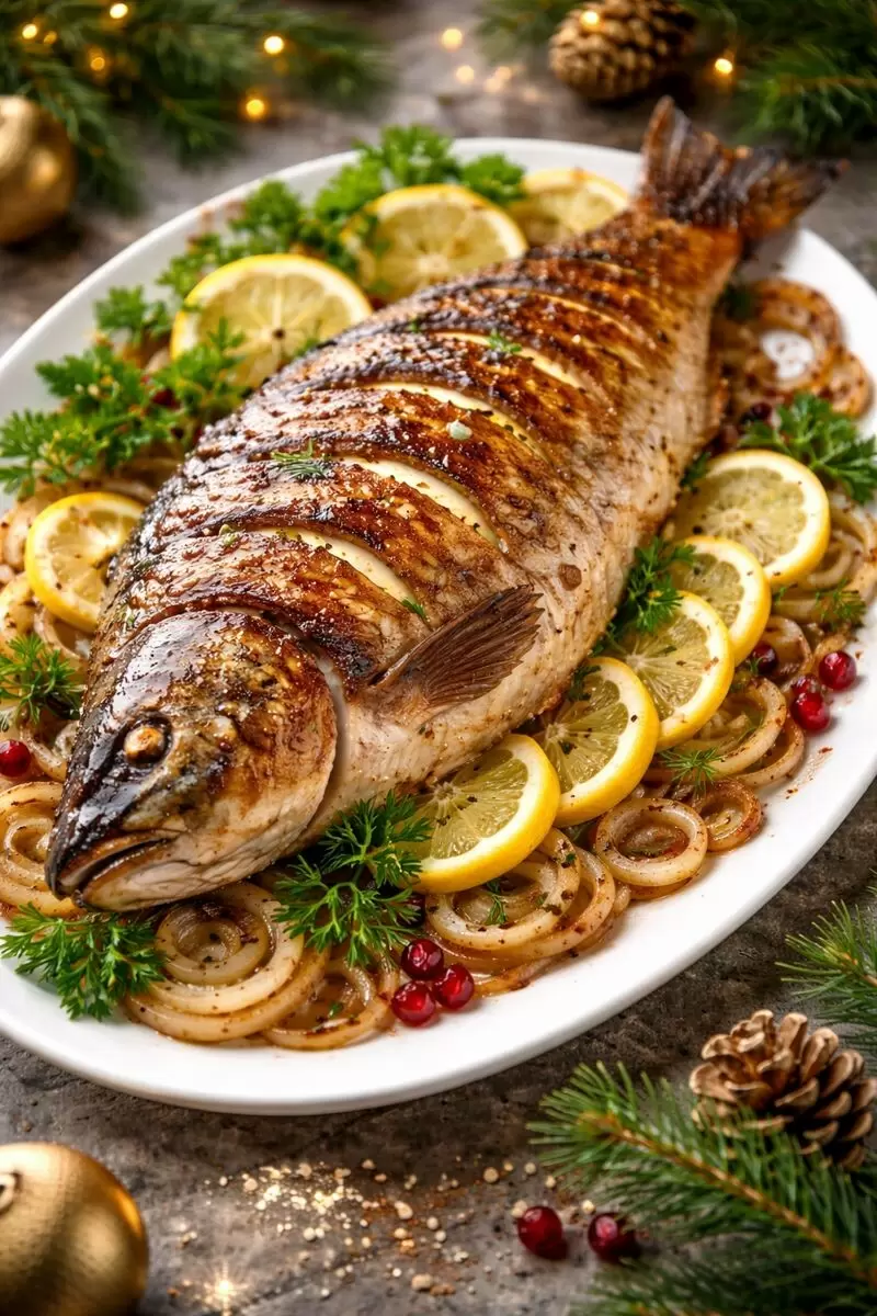 Запечённый карп: символ новогоднего угощения с глубокой историей