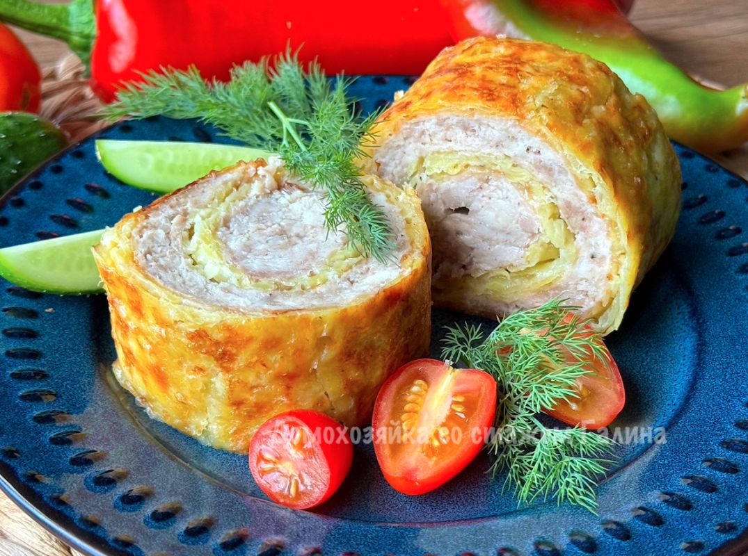 Мясной рулет с картофельной основой: идеальное блюдо к любому событию